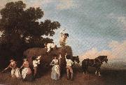 STUBBS, George Haymaking  t oil on canvas